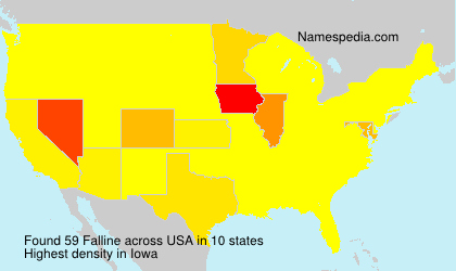 Surname Falline in USA Surname Falline in USA