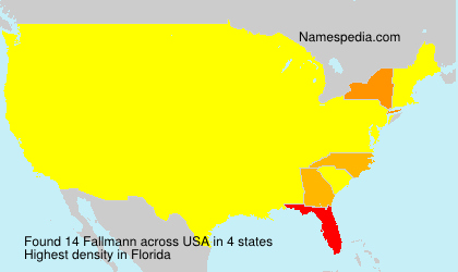 Surname Fallmann in USA Surname Fallmann in USA
