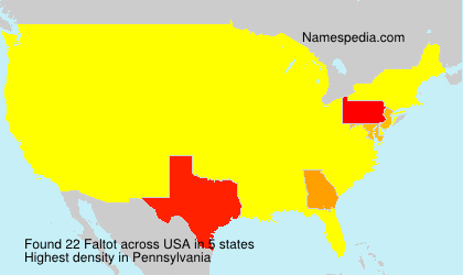 Surname Faltot in USA Surname Faltot in USA