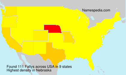 Surname Faltys in USA Surname Faltys in USA