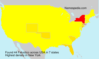 Surname Faluotico in USA Surname Faluotico in USA