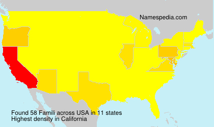 Surname Famili in USA Surname Famili in USA