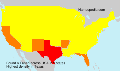 Surname Fanari in USA Surname Fanari in USA