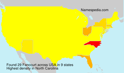 Surname Fancourt in USA Surname Fancourt in USA
