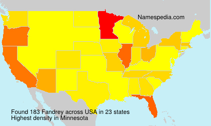 Surname Fandrey in USA Surname Fandrey in USA