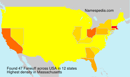 Surname Faneuff in USA Surname Faneuff in USA
