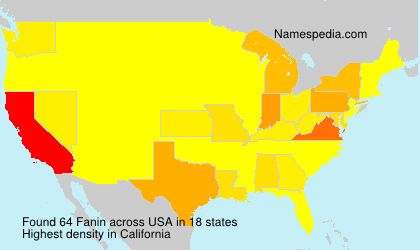 Surname Fanin in USA Surname Fanin in USA