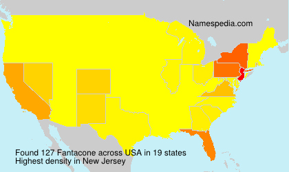 Surname Fantacone in USA Surname Fantacone in USA