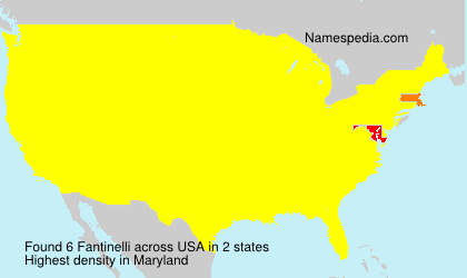 Surname Fantinelli in USA Surname Fantinelli in USA