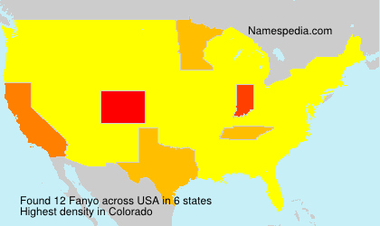 Surname Fanyo in USA Surname Fanyo in USA