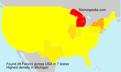Surname Fanzini in USA Surname Fanzini in USA