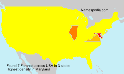 Surname Farahati in USA Surname Farahati in USA