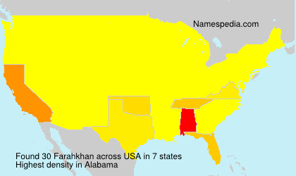 Surname Farahkhan in USA Surname Farahkhan in USA