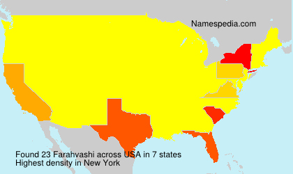 Surname Farahvashi in USA Surname Farahvashi in USA
