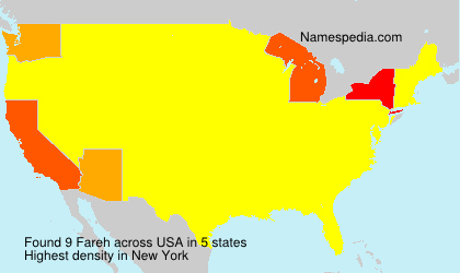 Surname Fareh in USA Surname Fareh in USA