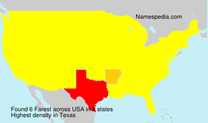 Surname Farest in USA Surname Farest in USA