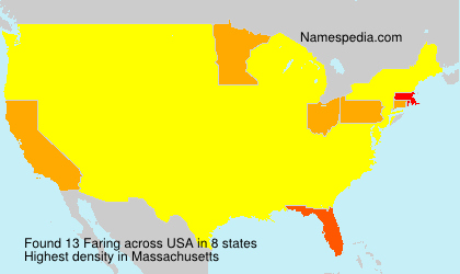 Surname Faring in USA Surname Faring in USA