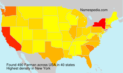 Surname Farman in USA Surname Farman in USA