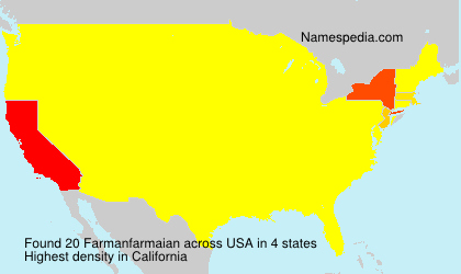 Surname Farmanfarmaian in USA Surname Farmanfarmaian in USA
