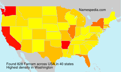 Surname Farnam in USA Surname Farnam in USA