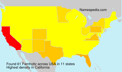 Surname Farnholtz in USA Surname Farnholtz in USA