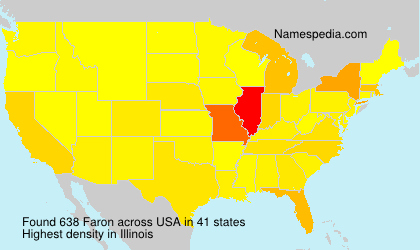 Surname Faron in USA Surname Faron in USA