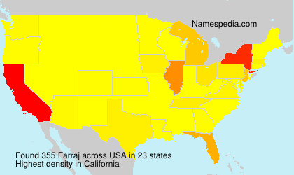 Surname Farraj in USA Surname Farraj in USA