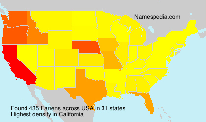 Surname Farrens in USA Surname Farrens in USA