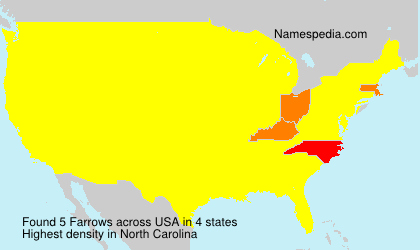 Surname Farrows in USA