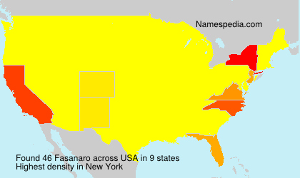 Surname Fasanaro in USA Surname Fasanaro in USA