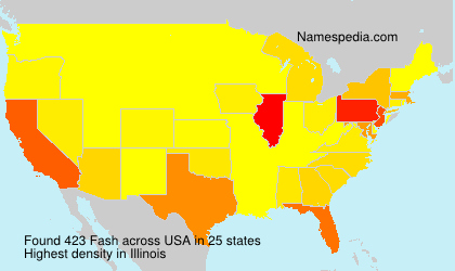 Surname Fash in USA Surname Fash in USA