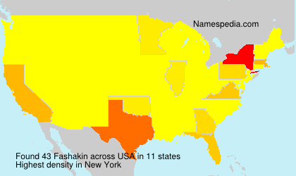 Surname Fashakin in USA Surname Fashakin in USA