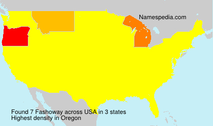 Surname Fashoway in USA Surname Fashoway in USA