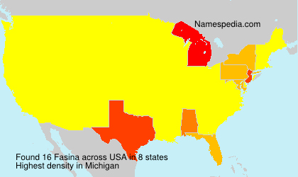 Surname Fasina in USA