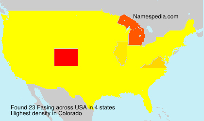 Surname Fasing in USA Surname Fasing in USA