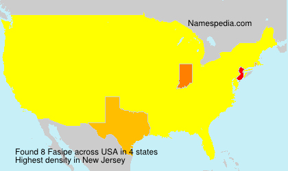 Surname Fasipe in USA