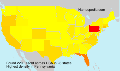 Surname Fasold in USA Surname Fasold in USA