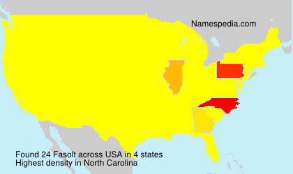 Surname Fasolt in USA Surname Fasolt in USA