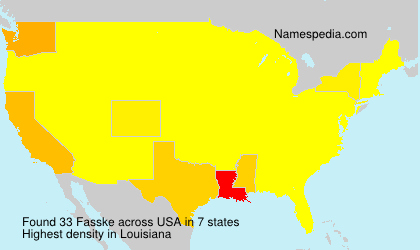 Surname Fasske in USA Surname Fasske in USA