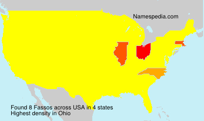 Surname Fassos in USA Surname Fassos in USA