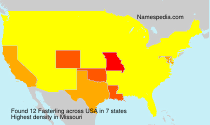 Surname Fasterling in USA Surname Fasterling in USA