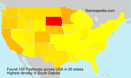 Surname Fasthorse in USA Surname Fasthorse in USA