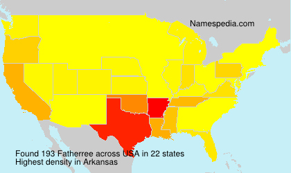 Surname Fatherree in USA Surname Fatherree in USA