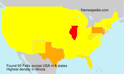 Surname Fatla in USA Surname Fatla in USA