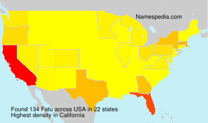 Surname Fatu in USA Surname Fatu in USA