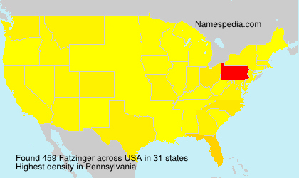Surname Fatzinger in USA Surname Fatzinger in USA