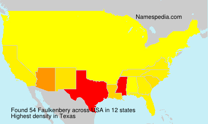 Surname Faulkenbery in USA Surname Faulkenbery in USA
