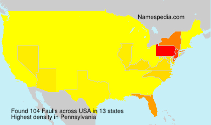 Surname Faulls in USA Surname Faulls in USA