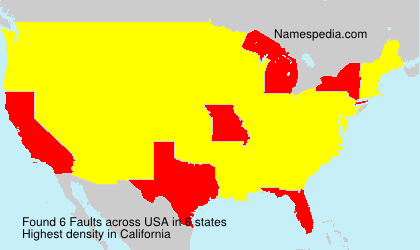 Surname Faults in USA Surname Faults in USA