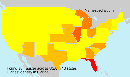 Surname Fauster in USA Surname Fauster in USA